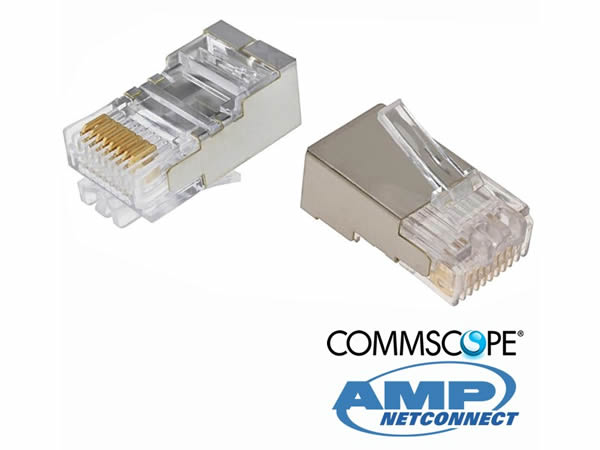 COMMSCOPE Cat 6 RJ45 Connector   - Caja 100Und. 