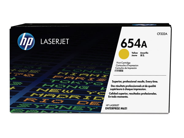 HP 654A  Amarillo  