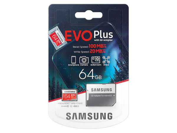 Samsung EVO Plus microSDXC Memory Card 64GB