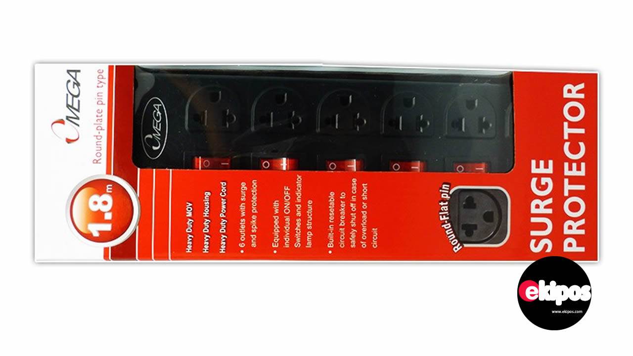 Omega CORTAPICO GRANDE 6 TOMAS - 20 UNID. 