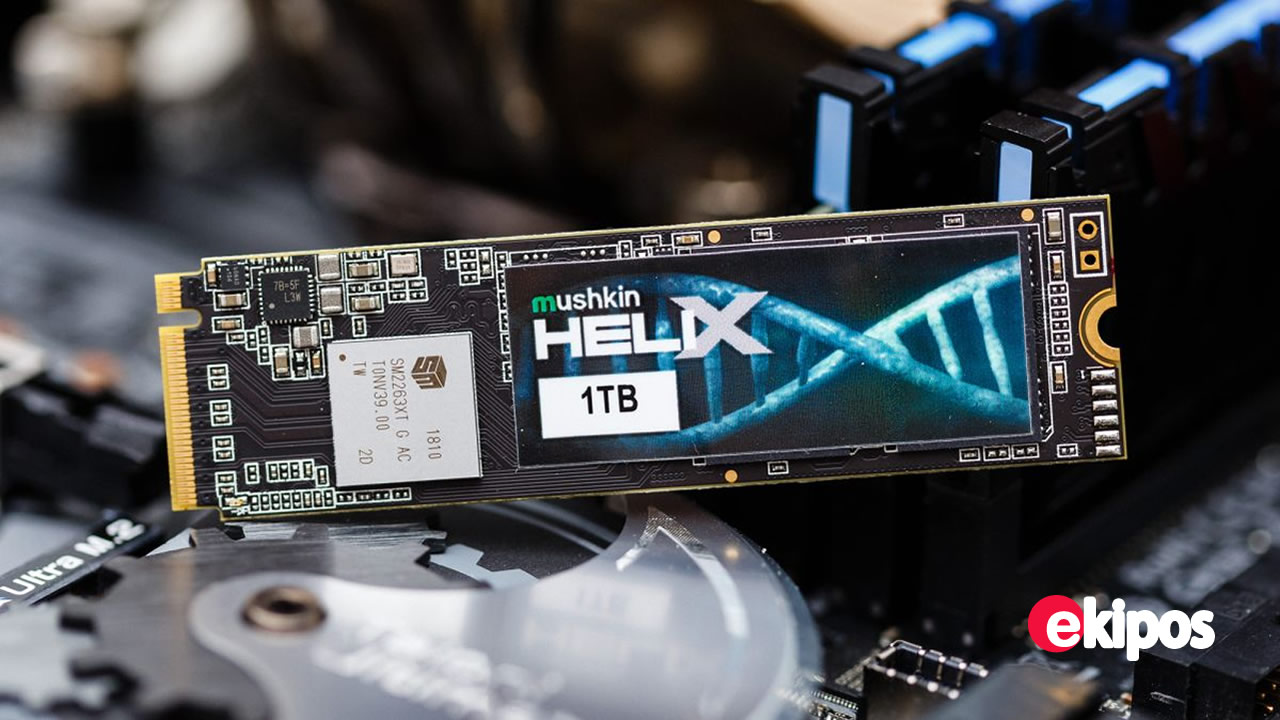 Mushkin Helix-L – 1TB PCIe NVMe 1.3 – M.2 (2280) 