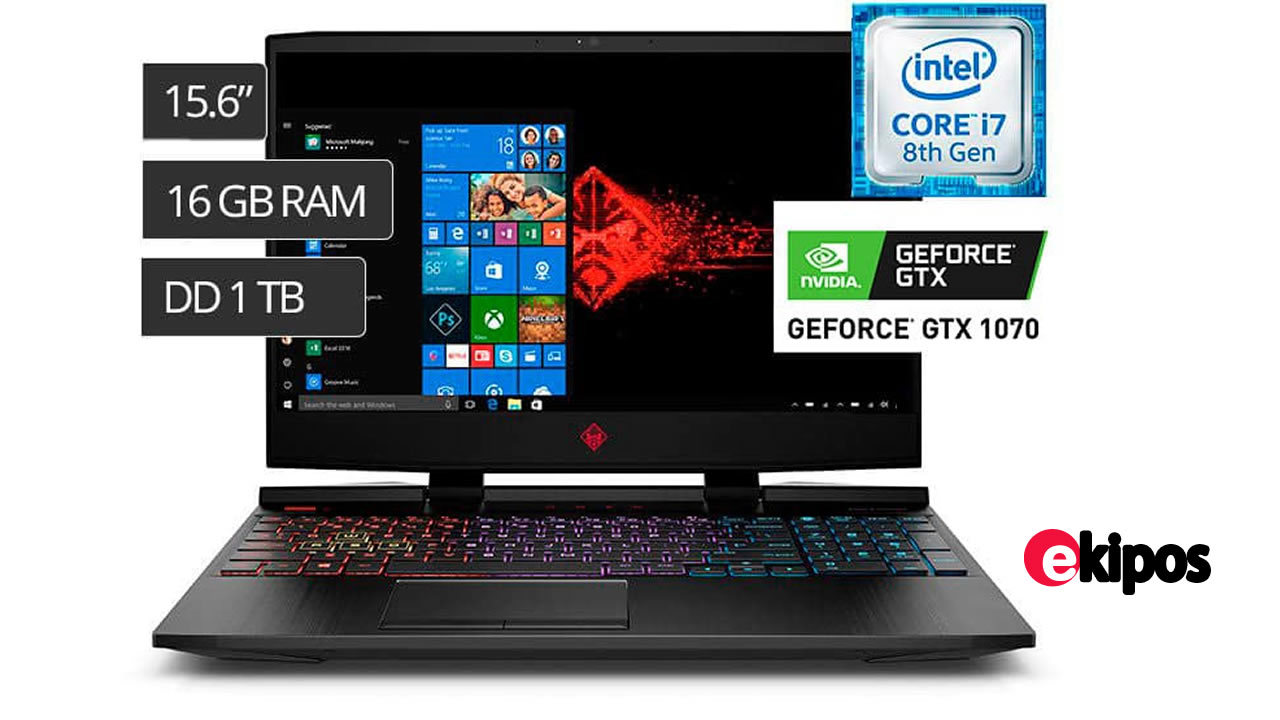HP Omen 15-dc007la  15.6/ i7-8750H    