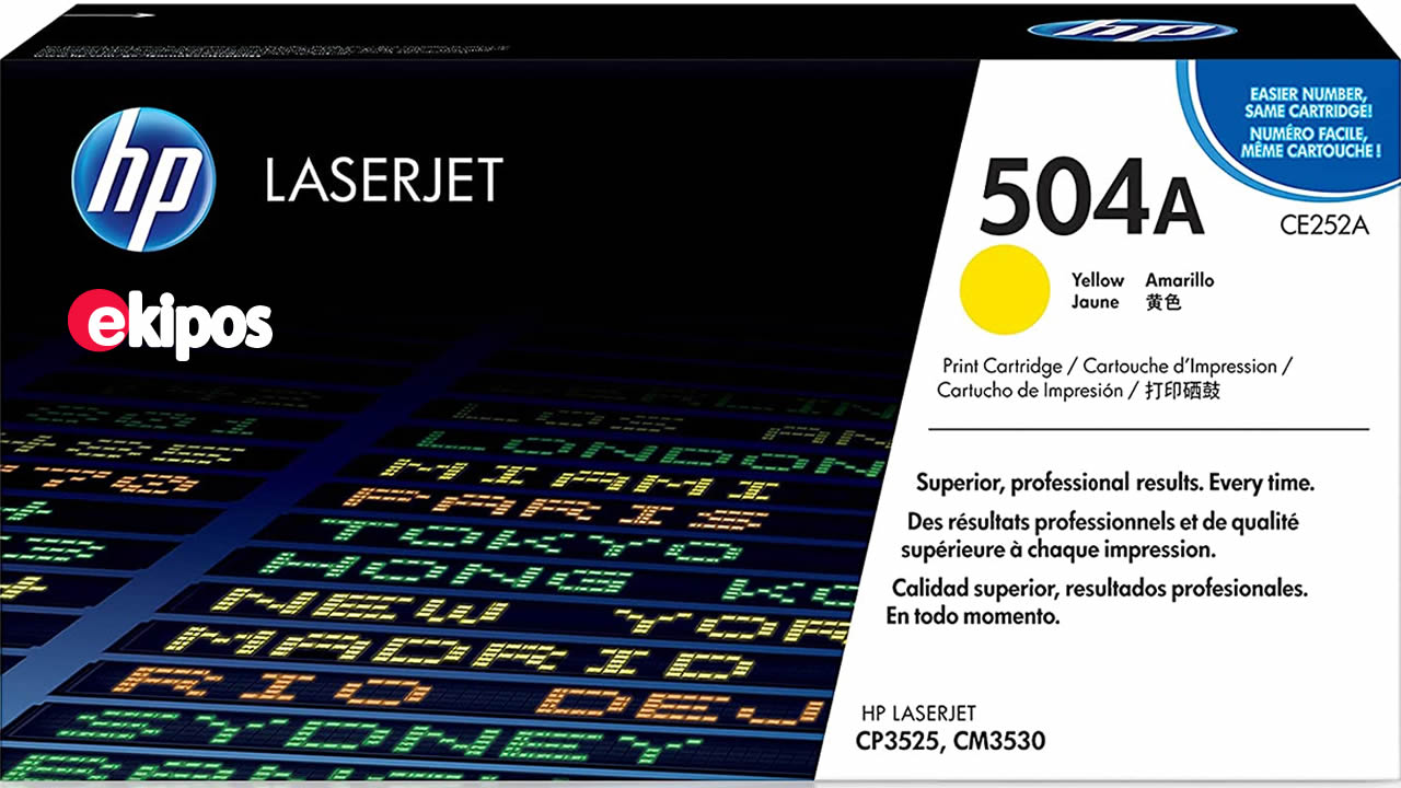 HP 504A Original Amarillo