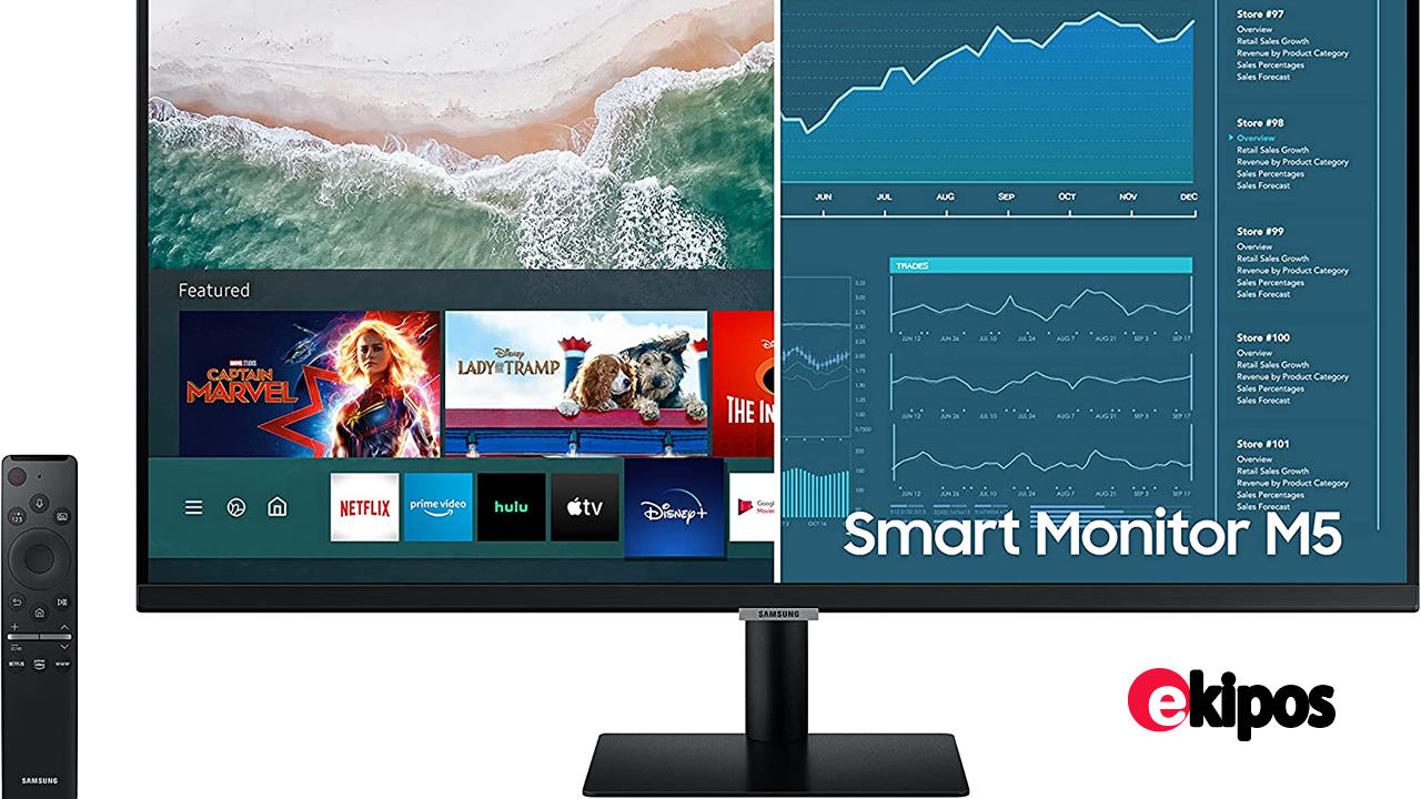 Samsung M5 27 Pulgadas  Full HD con Wi-Fi y Bluetooth  