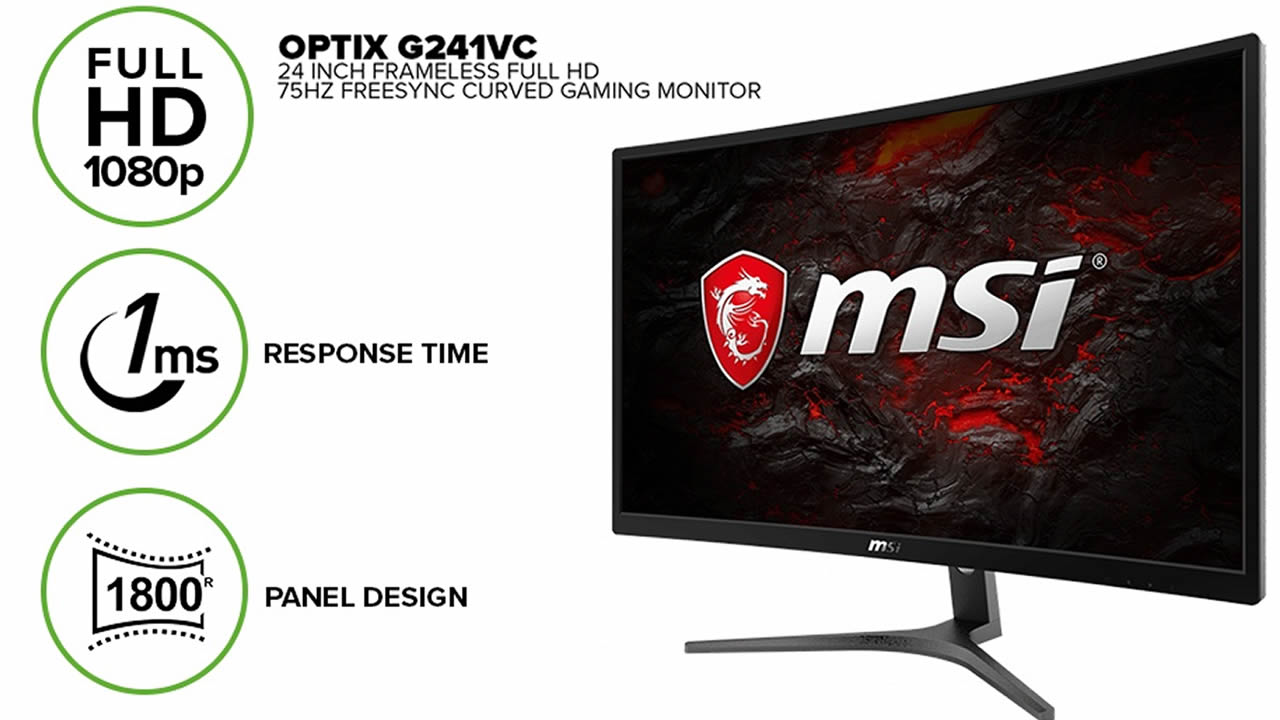 MSI Optix G241VC 24 pùlg.   