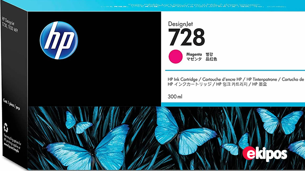 HP 728 Magenta  DesignJet de 300 ml     