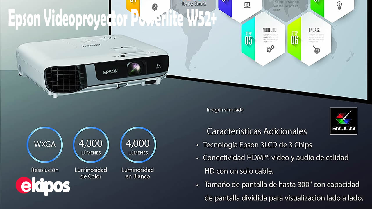EPSON PowerLite W52+ 