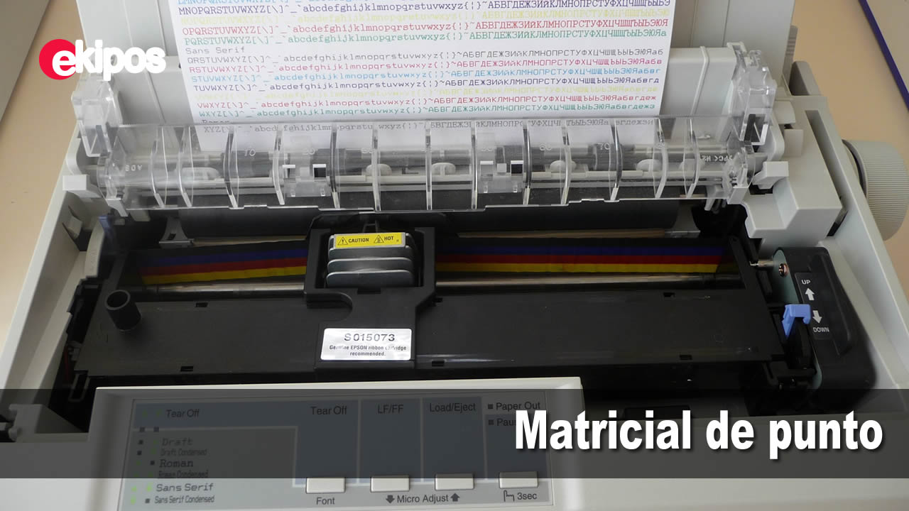 Impresoras Matriciales de Impacto