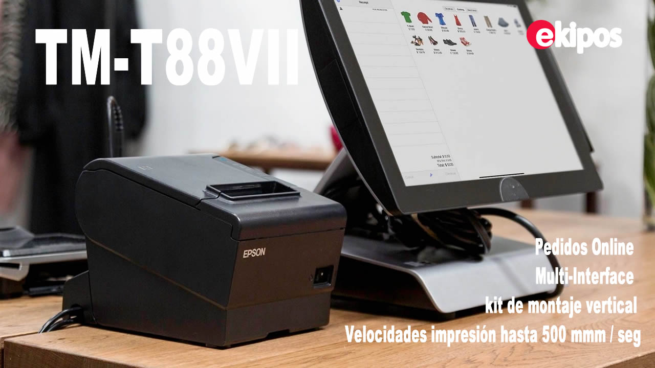 EPSON TM-T88VII   USB/RED ETHERNET  