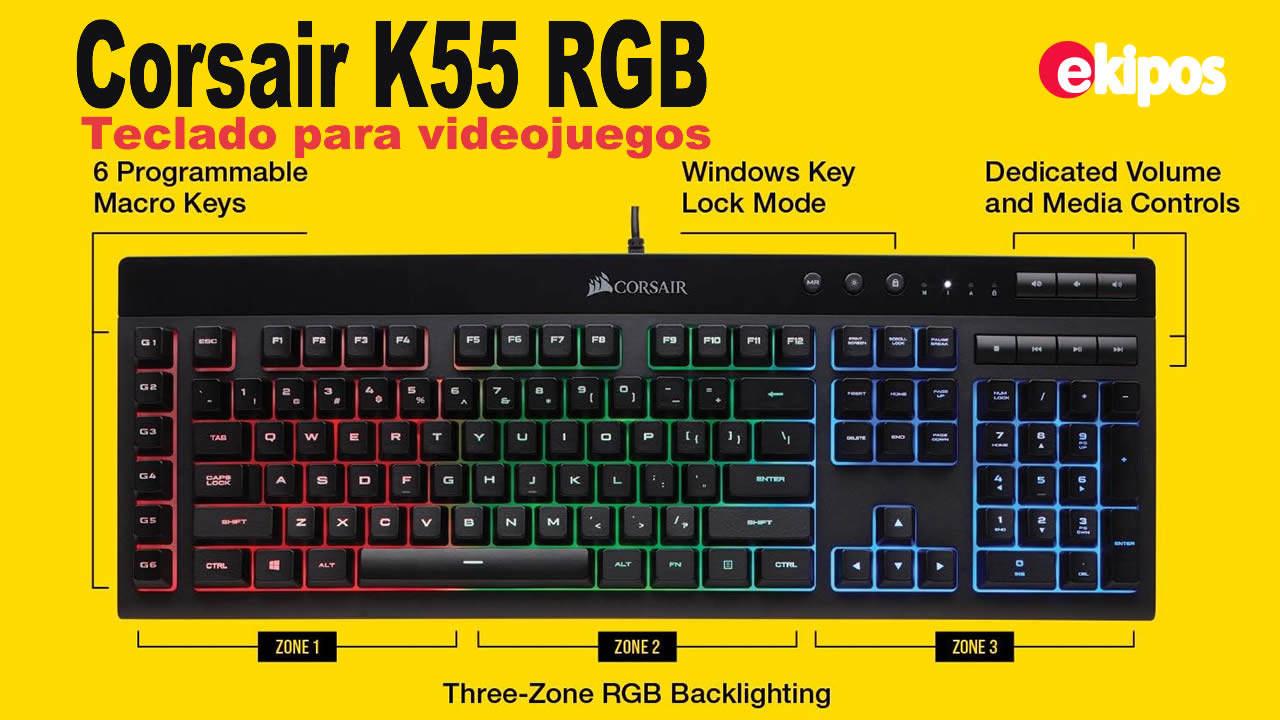 Corsair K55 RGB (ES) GAMING  