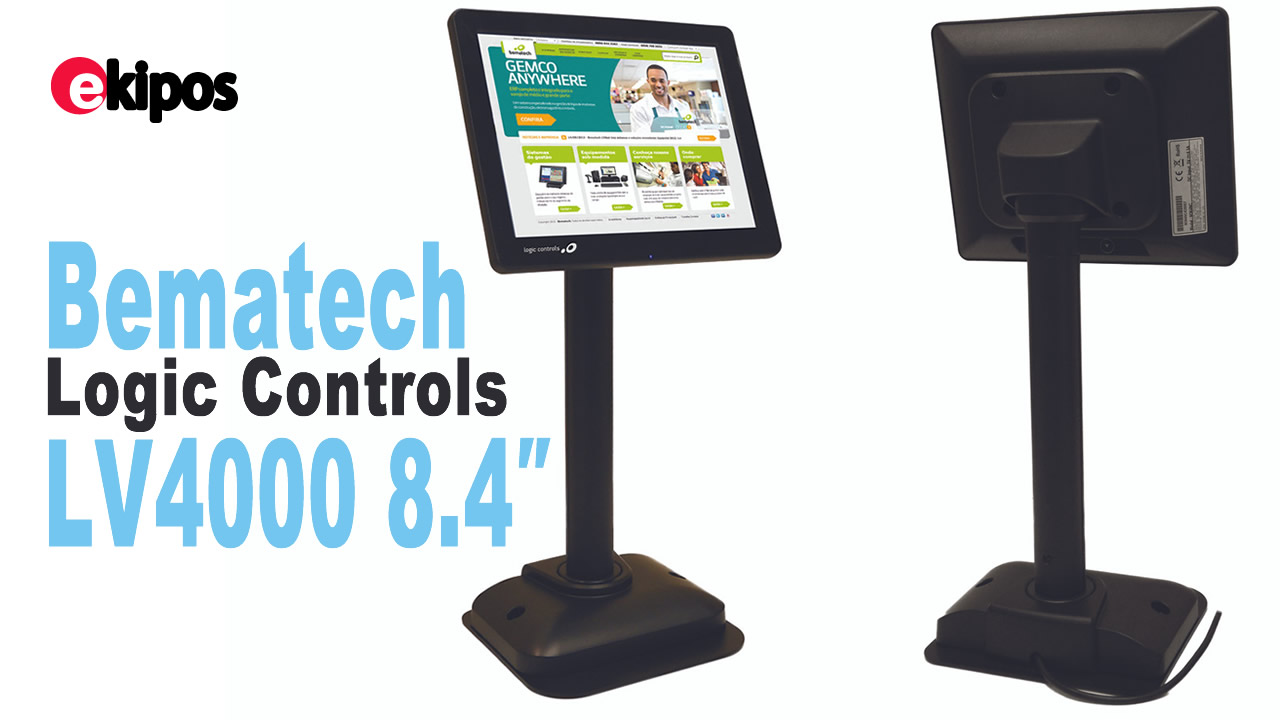 LOGIC CONTROLS Pantalla Punto de Venta LV4000 USB 