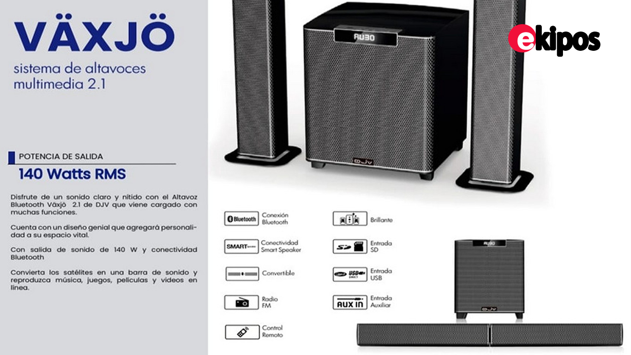 DJV VÄXJÖ  2.1 BARRA DE SONIDO 