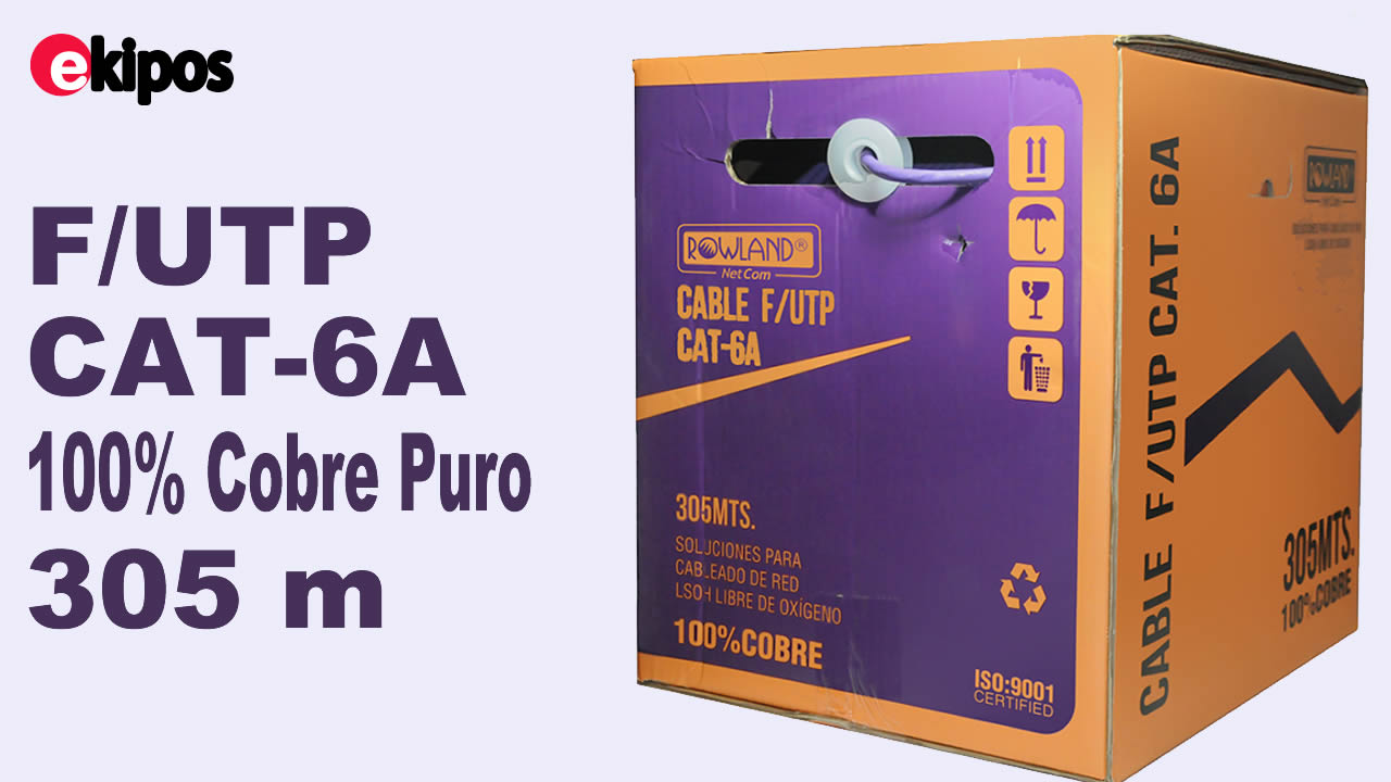 Rowland F/UTP CAT6A  INTERIOR ROLLO 305M      