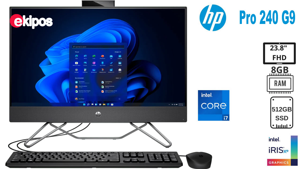 HP All in One Pro 240 G9  23.8/ i7-1255u       