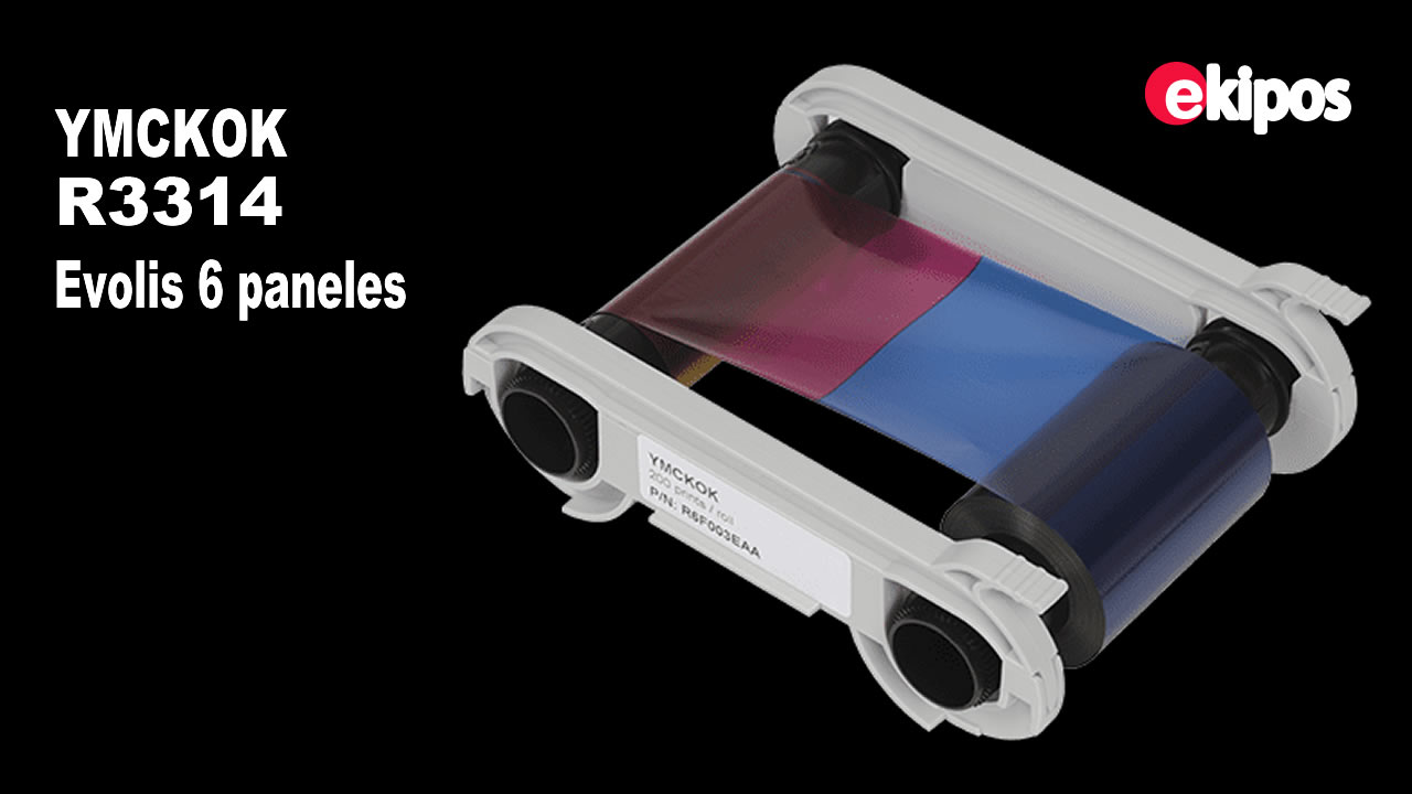 evolis YMCKOK Color R3314 