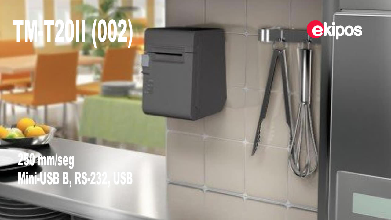 EPSON TM-T20II 002 USB /  Serial, PS, EDG, EU  (Red)