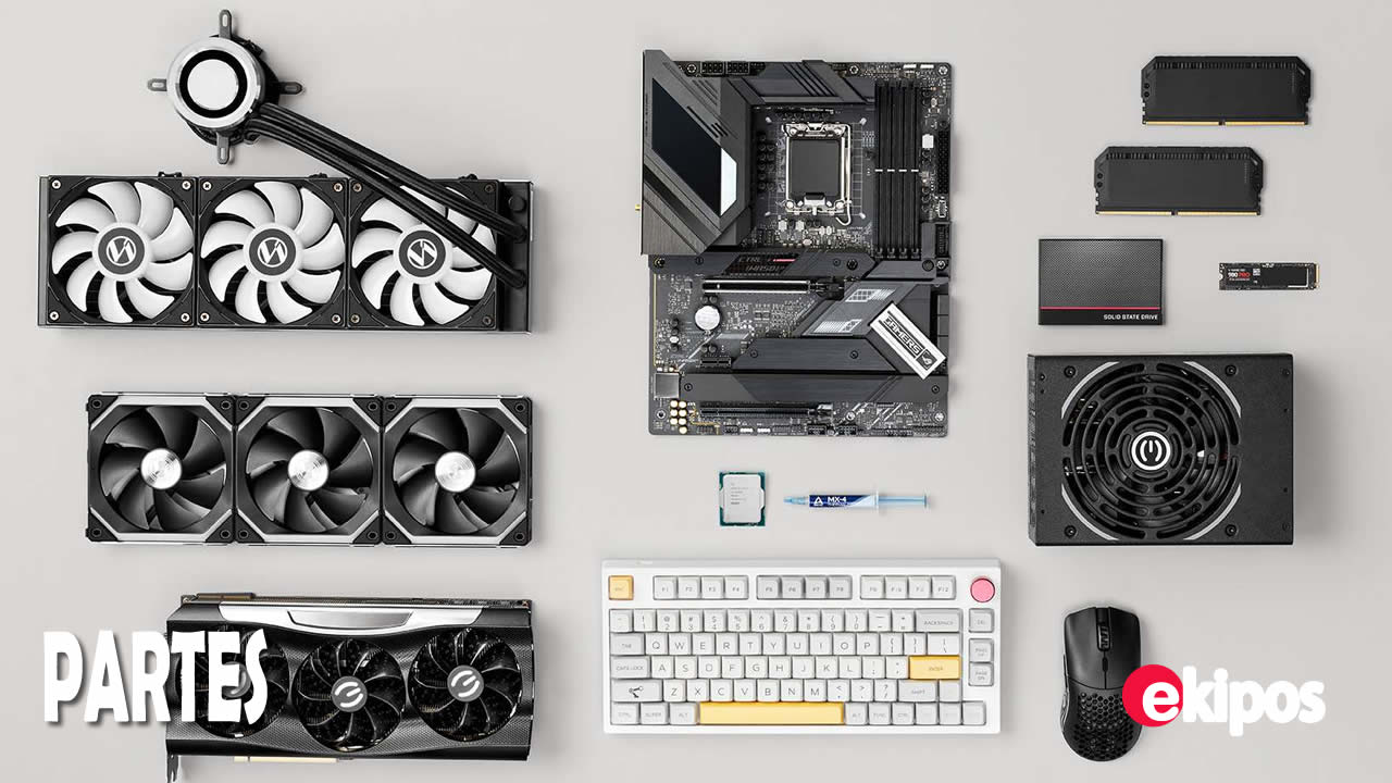 Partes internas de estaciones de trabajo 