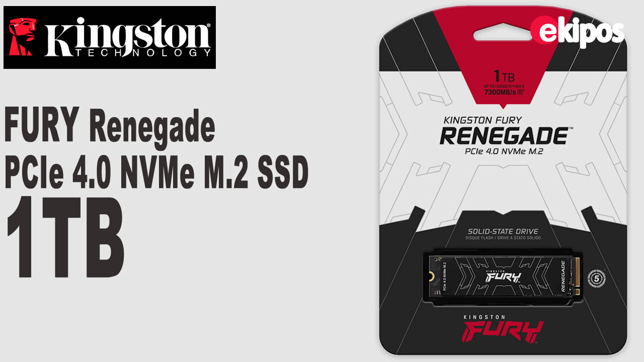 KINGSTON FURY Renegade PCIe 4.0 NVMe M.2 SSD - 1TB 