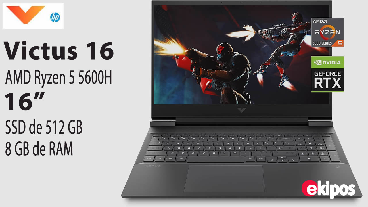 HP Victus 16-E0010NR  16.1/R7-5600H   
