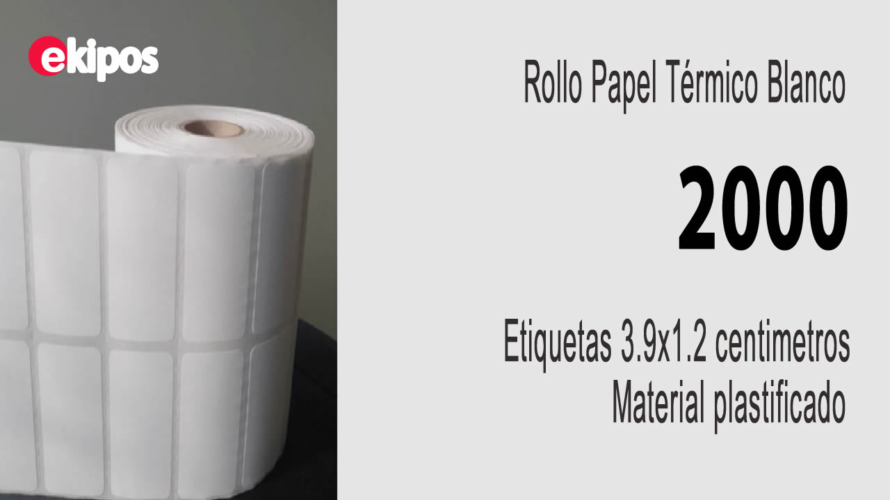 OEM Rollos de etiquetas- 39 mm x 12 mm 2000 Und.    
