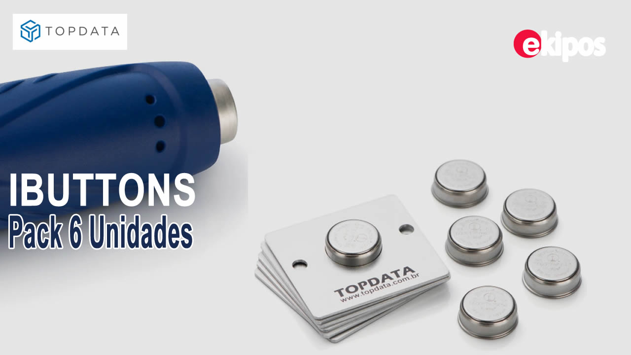 TOPDATA ibuttons - Pack 6 Unid.