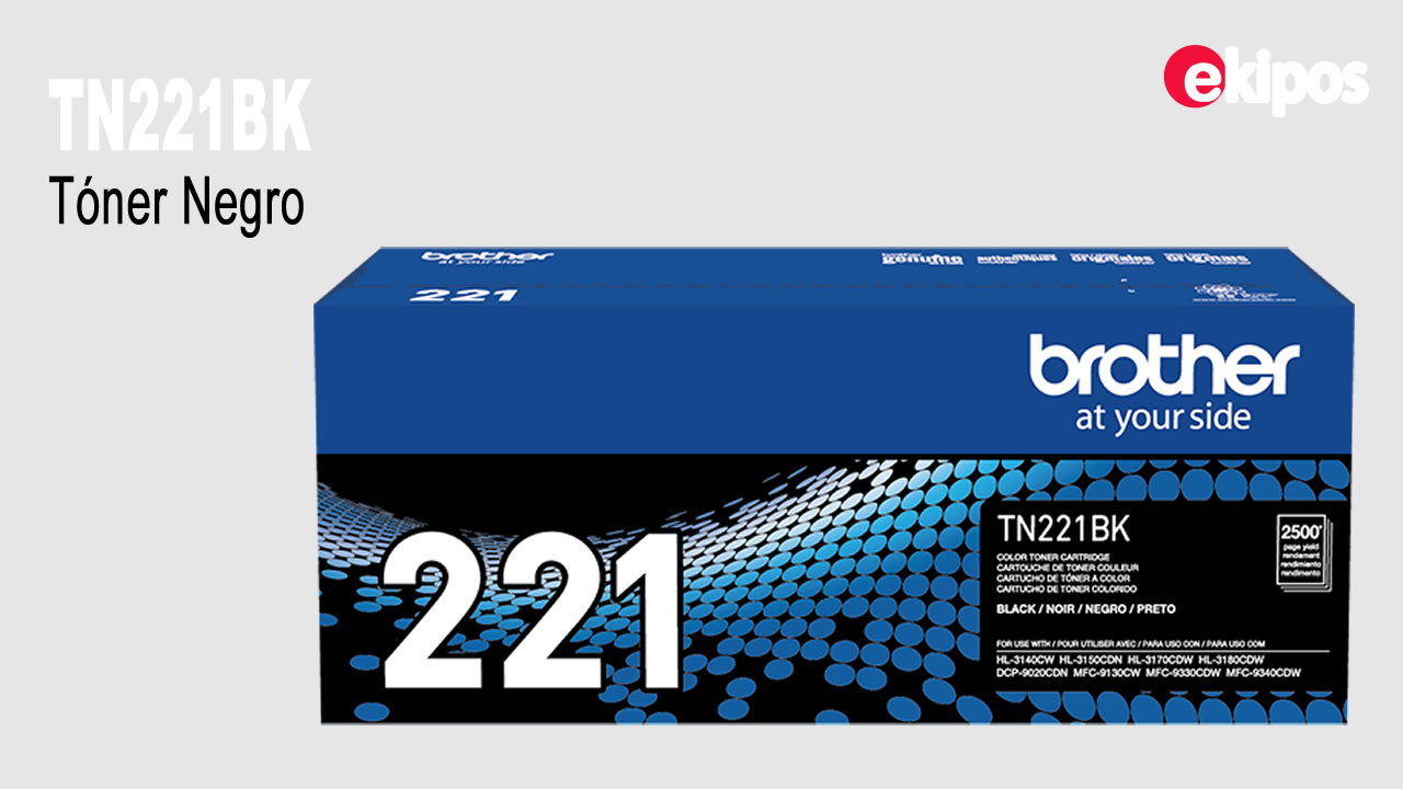 BROTHER TN221BK  Negro 