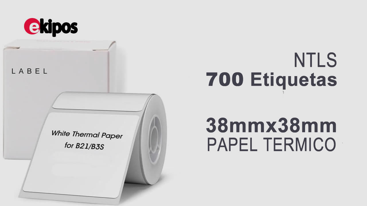 OEM Rollo de etiquetas  38mm x 38 mm  - Rollo de 700 Etiquetas  