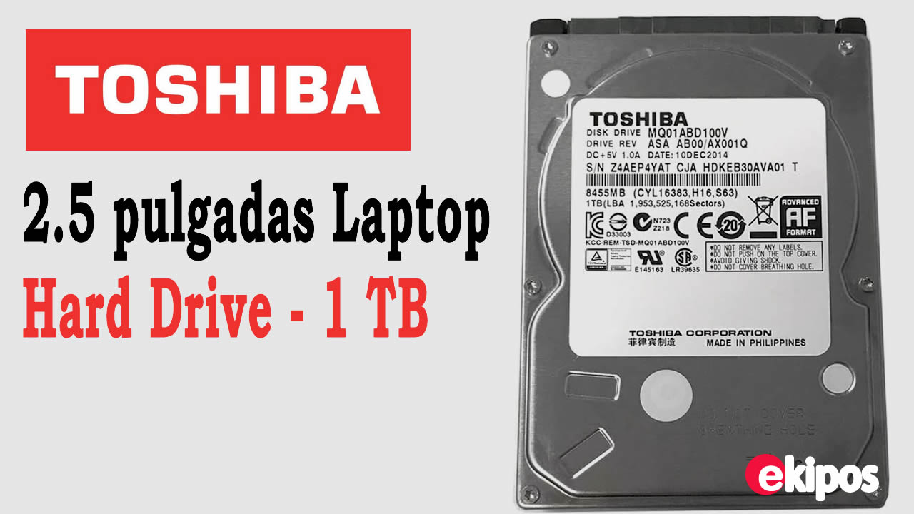 TOSHIBA MQ01ABD 1TB 2.5 Pulg.