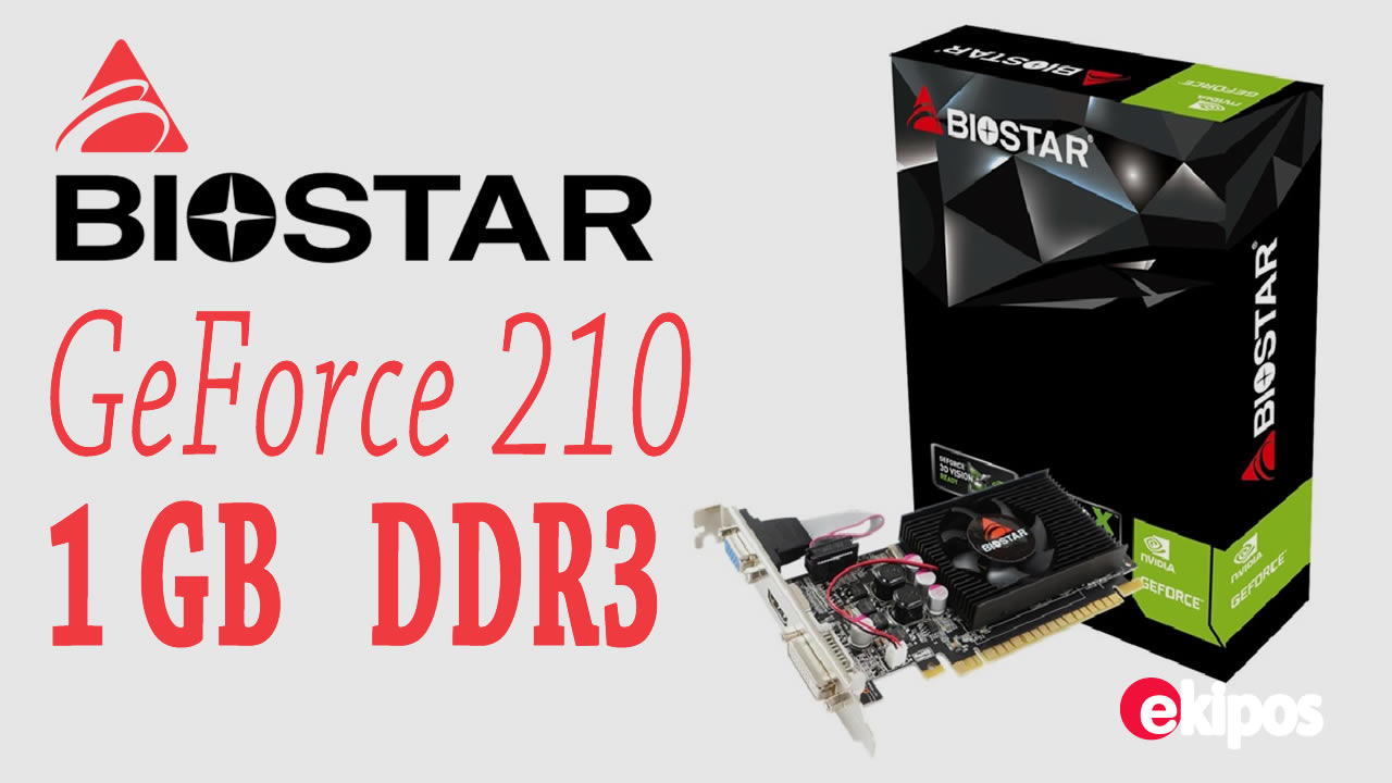 BIostar NVIDIA GeForce 210  1GB  DDR3 