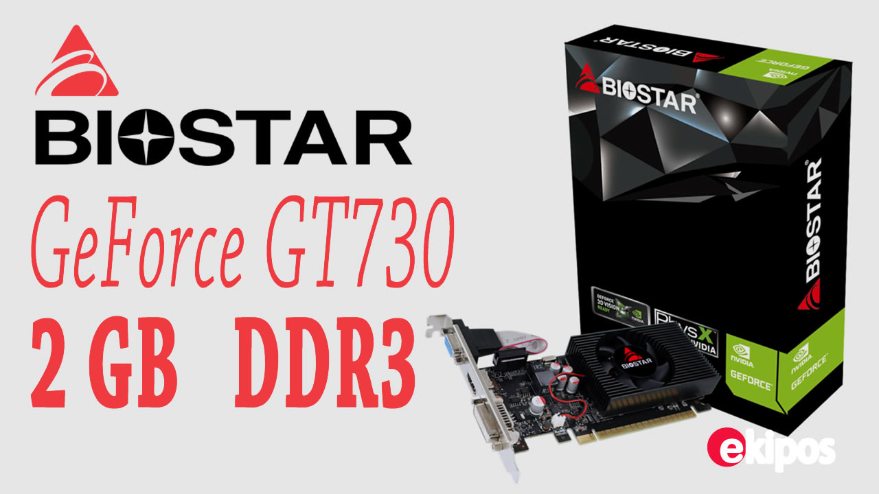 BIostar NVIDIA GeForce GT730  2GB  DDR3      