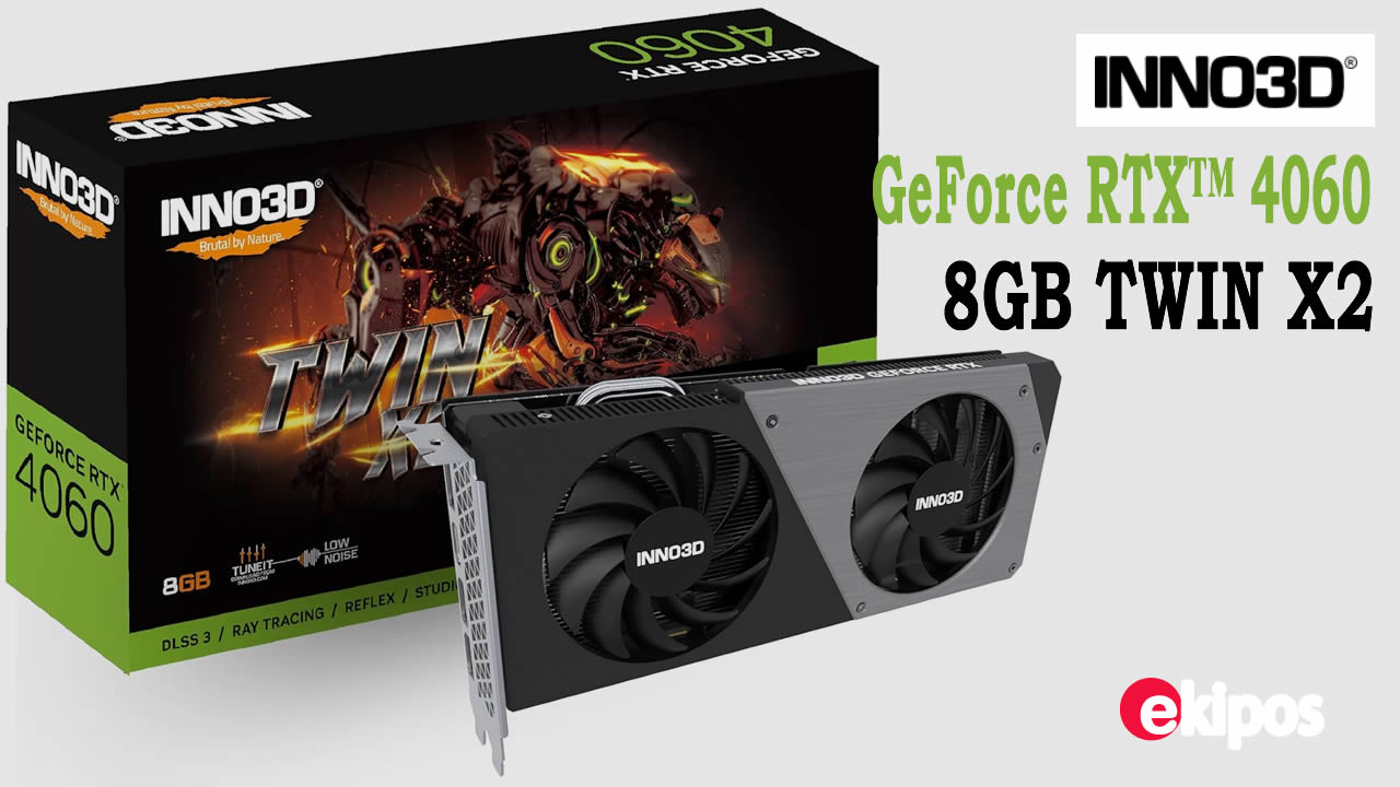 INNO3D  GeForce RTX 4060 Twin X2 8 GB  