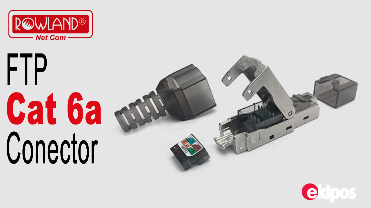 Rowland Conector RJ-45 CAT-7/6A  - 10 Unid.        