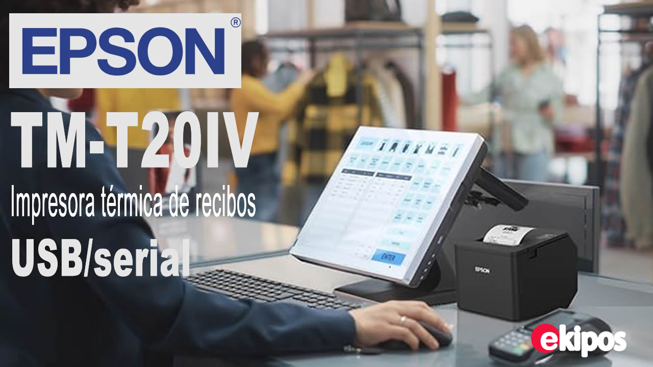 EPSON TM-T20IV-L-001 USB / Serial    