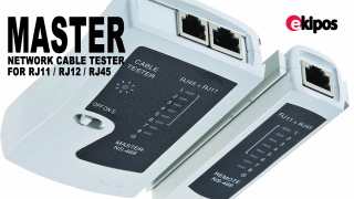 MASTER RJ45 RJ11 RJ12 CAT5e CAT6 USB UTP de red LAN Cable Tester