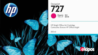 HP 727 (F9J77A) 300-ml Magenta Original Ink Cartridge for DesignJet T920, T25000, T1500 y T900 y Cabezal de Impresión HP 727 DesignJet  