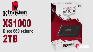 Kingston XS1000 SSD de 2 TB | Tamaño de bolsillo | USB 3.2 Gen 2 | Unidad externa de estado sólido | Hasta 1050MB/s | SXS1000/2000G