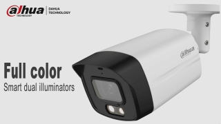 DAHUA HAC-HFW1239TLMN-IL-A - Camara Bullet de 2 Megapixeles/ Iluminador Dual Inteligente + Full Color/ Lente de 2.8 mm/ 107 Grados de Apertura/ Microfono Integrado/ 40 Metros de Iluminación IR